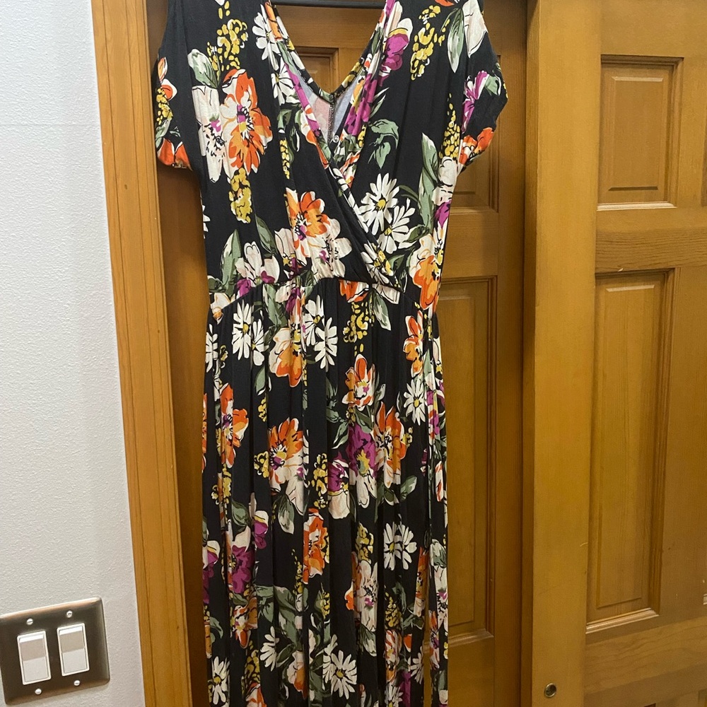Latched Mama floral nursing jumpsuit